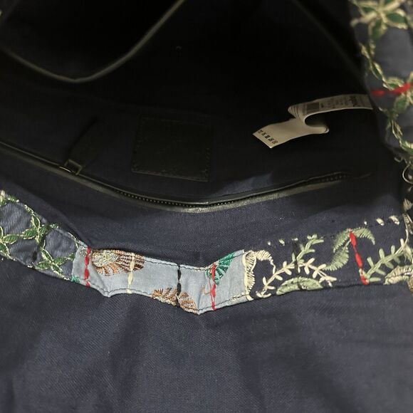 Desigual designer Bag Purse Sashiko Embroidered Embellished - Picture 9 of 10